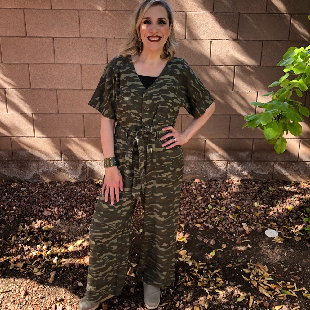 CASLON Camo Jumpsuit